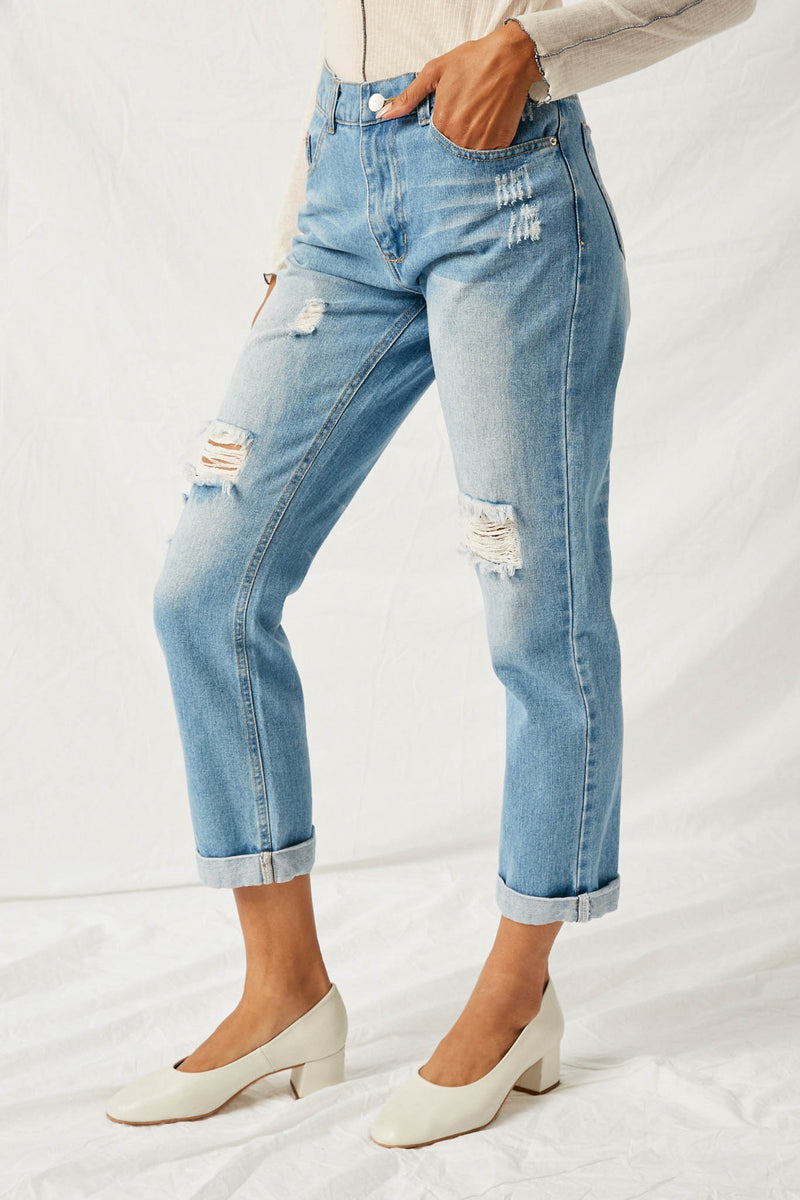 H7202 LIGHT DENIM- Side