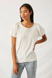 Banded Puff Sleeve Tee