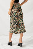 H7949 Leopard Leopard Midi Slip Skirt Back