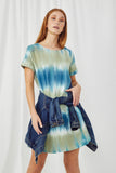 Tie-Dye Sweatshirt Dress