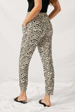 HJ1065 Leopard Distressed Leopard Jogger Back