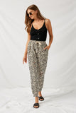 HJ1065 Leopard Distressed Leopard Jogger Full Body