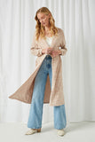 Marled Knit Duster