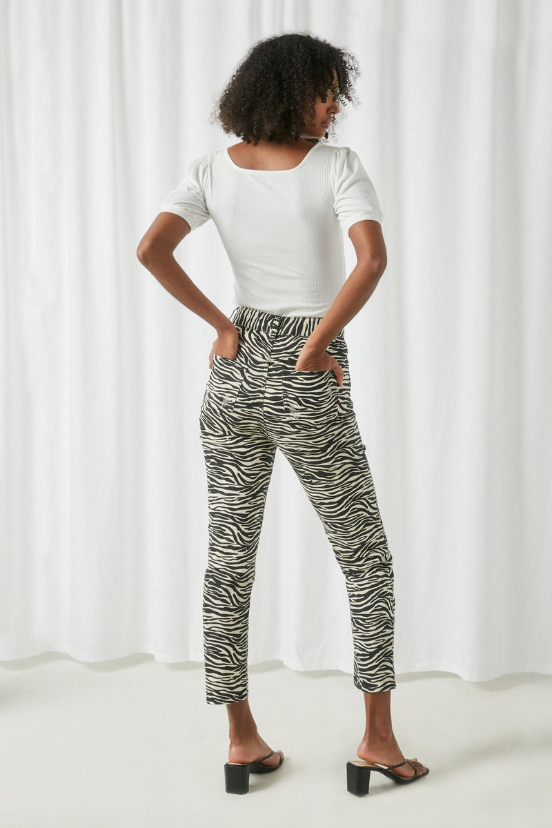 HJ3300 Off White Womens Square Neck Ribbed Knit Bodysuit Back