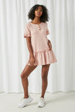 Ruffled Sleeve Dress