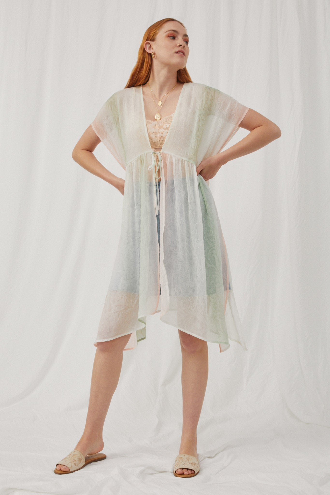 Chiffon Kimono Duster | Boho Clothing Blush Women's Outerwear Kimonos Sophie & Hailee Chiffon Kimono Duster | Boho Clothing Blush Women's Outerwear Kimonos Sophie & Hailee