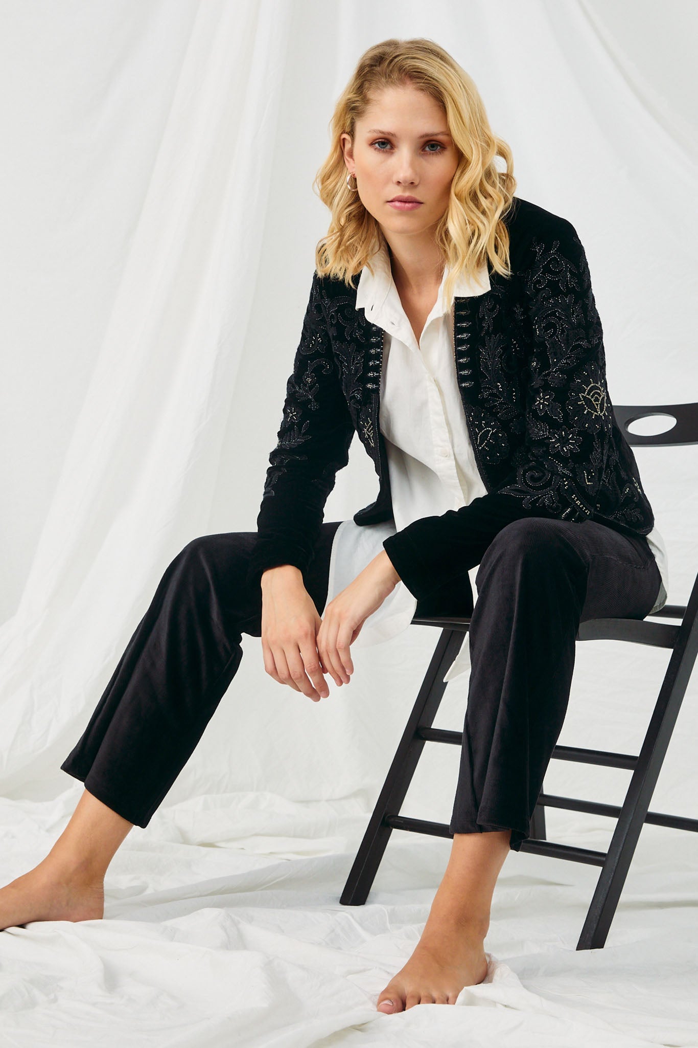Black Corduroy Dress Pants | Boho Clothing Sophie & Hailee Black Corduroy Dress Pants | Boho Clothing Sophie & Hailee