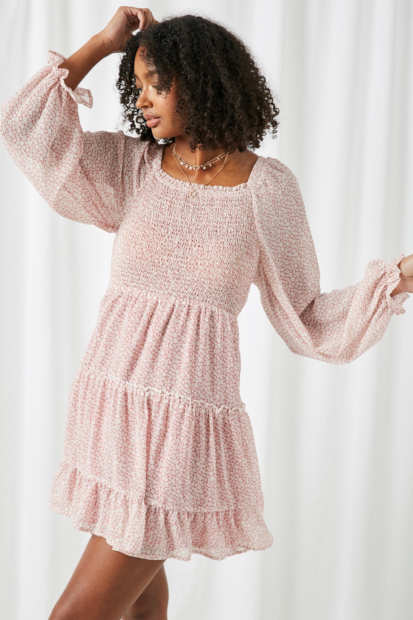 Womens Printed Floral Mini Dresses | Boho Clothing Mauve / M Mauve *Women's Dresses Casual Dresses Sophie & Hailee Womens Printed Floral Mini Dresses | Boho Clothing Mauve / M Mauve *Women's Dresses Casual Dresses Sophie & Hailee