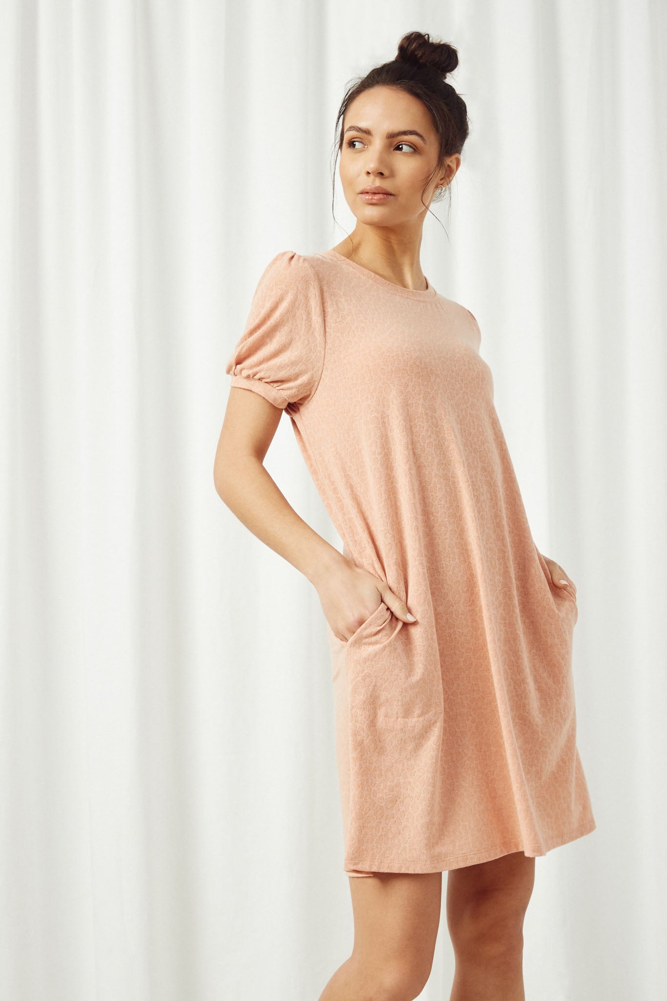leopard print knitted dress Jane